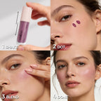Cool Toned Liquid Blush, Liquid Blush for Cheeks, Berry Glow