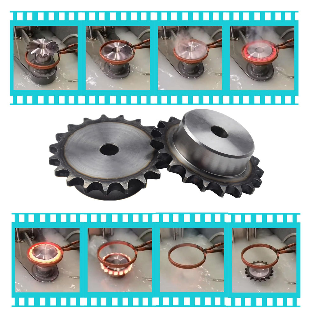 FOCMKEAS 9 Tooth Roller Chain Sprocket, 25 Chain, 8mm Bore