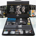 100 Piece Drawing & Sketching Set | Graphite, Charcoal, Pastel, Metallic Pencils + More for Professional and Adult