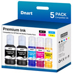 Compatible Ink Refill Bottles Replacement for Epson T542 Ink (5-Pack)