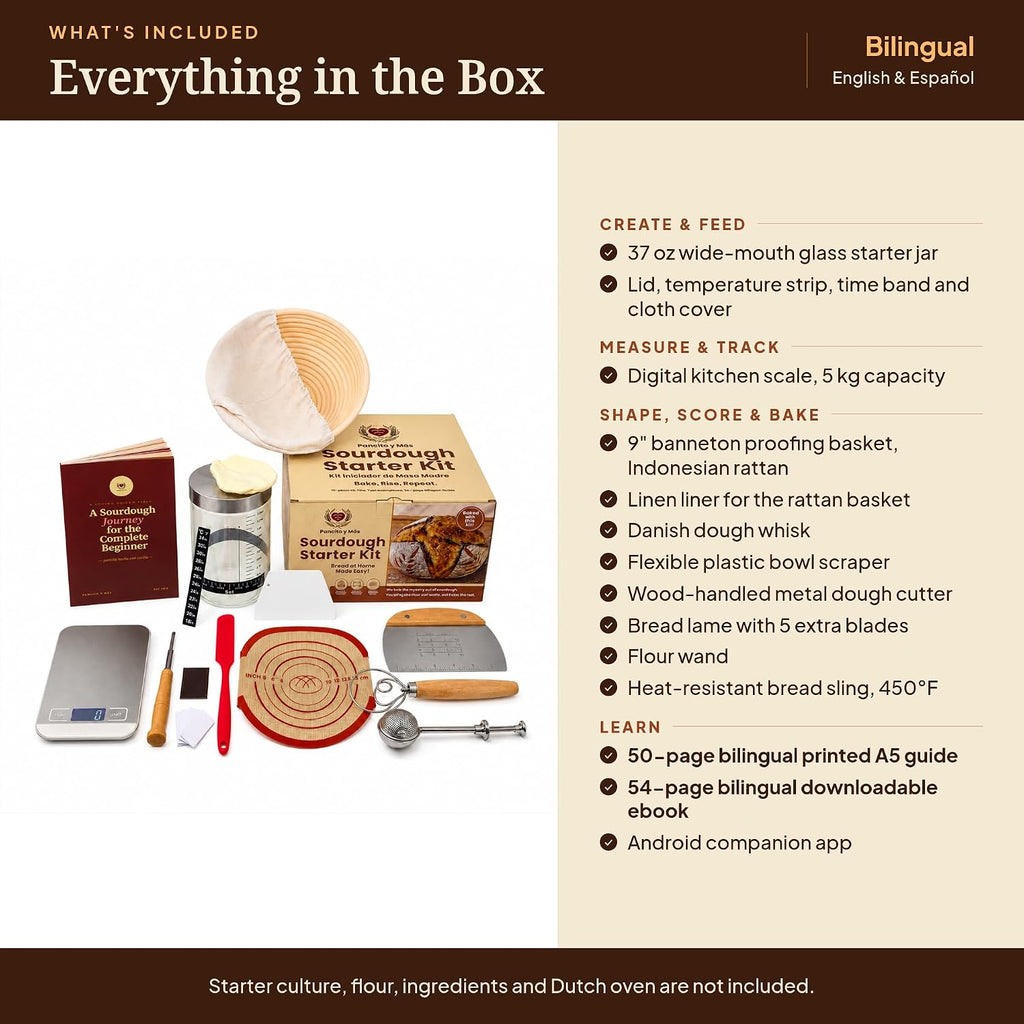 Sourdough Starter Kit for Beginners with Digital Scale