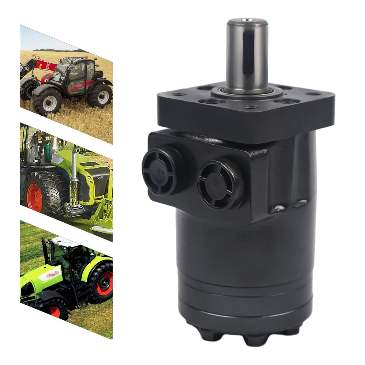 Hydraulic Motor Engine Hydraulic Motor for Char-Lynn 101-1003-009, Eaton 101-1003, 1/2 NPTF Dryseal Pipethread Ports