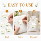 120 Pcs Christian Thank You Stickers, 2 Inch God Bless Labels