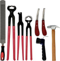 8pcs Farrier Tools Kit Hoof Nipper Horse Hoof Trimmers Farrier Tools Horseshoe Cutting Pliers, Hoof Rasp File, Goat