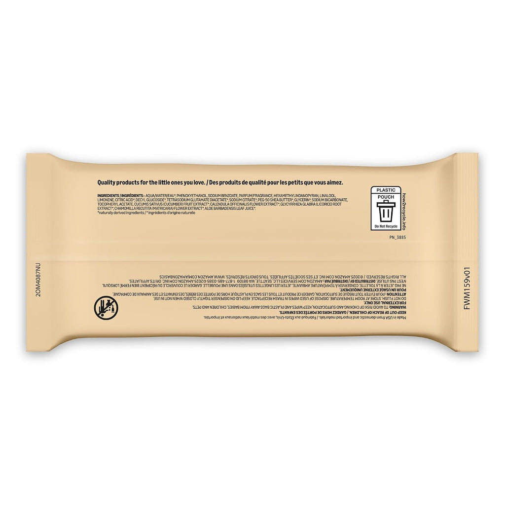 Shea Butter Baby Wipes, Hypoallergenic, with Vitamin E and Aloe, 6.75 x 7.5 Inch, 810 Count (9 Packs of 90 Wipes Each)