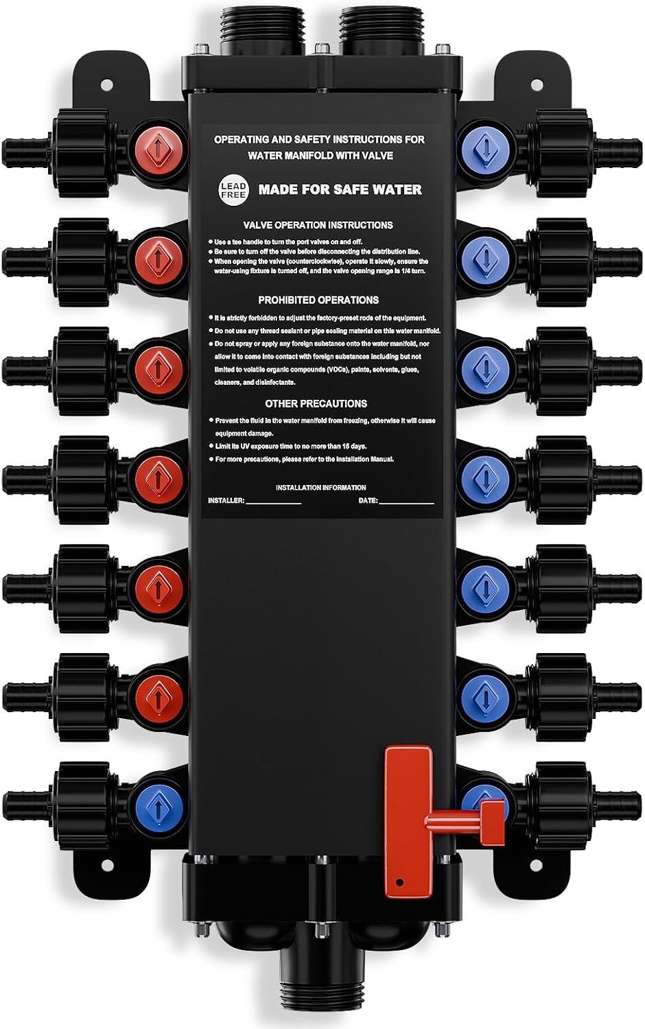 14-Port PEX Manifold Compatible with Viega ManaBloc 50143