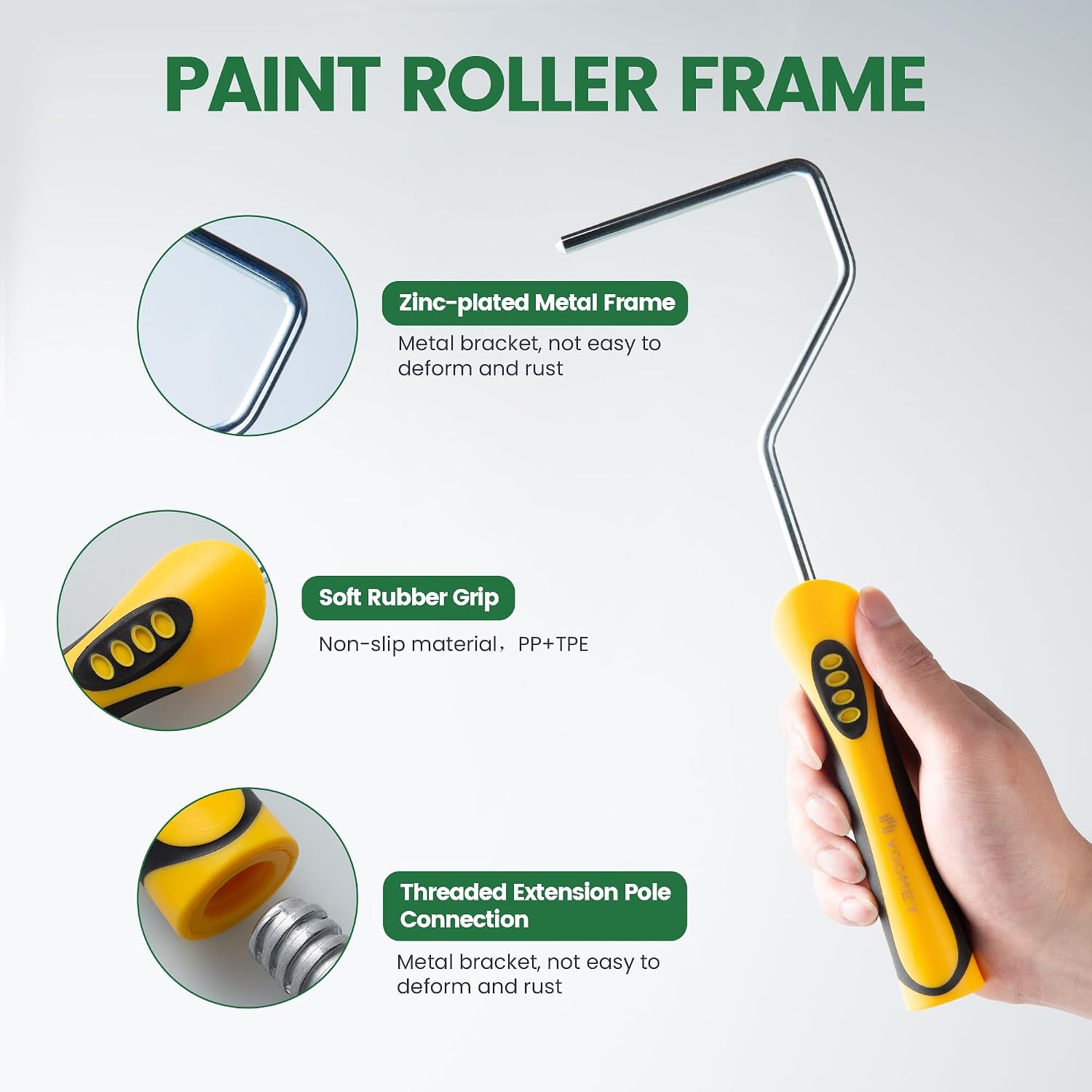 18 Pcs Paint Bucket Hand Held, Paint Cup 4 Inch, Paint Brush, Integrated Magnetic Brush Grip, Suitable for