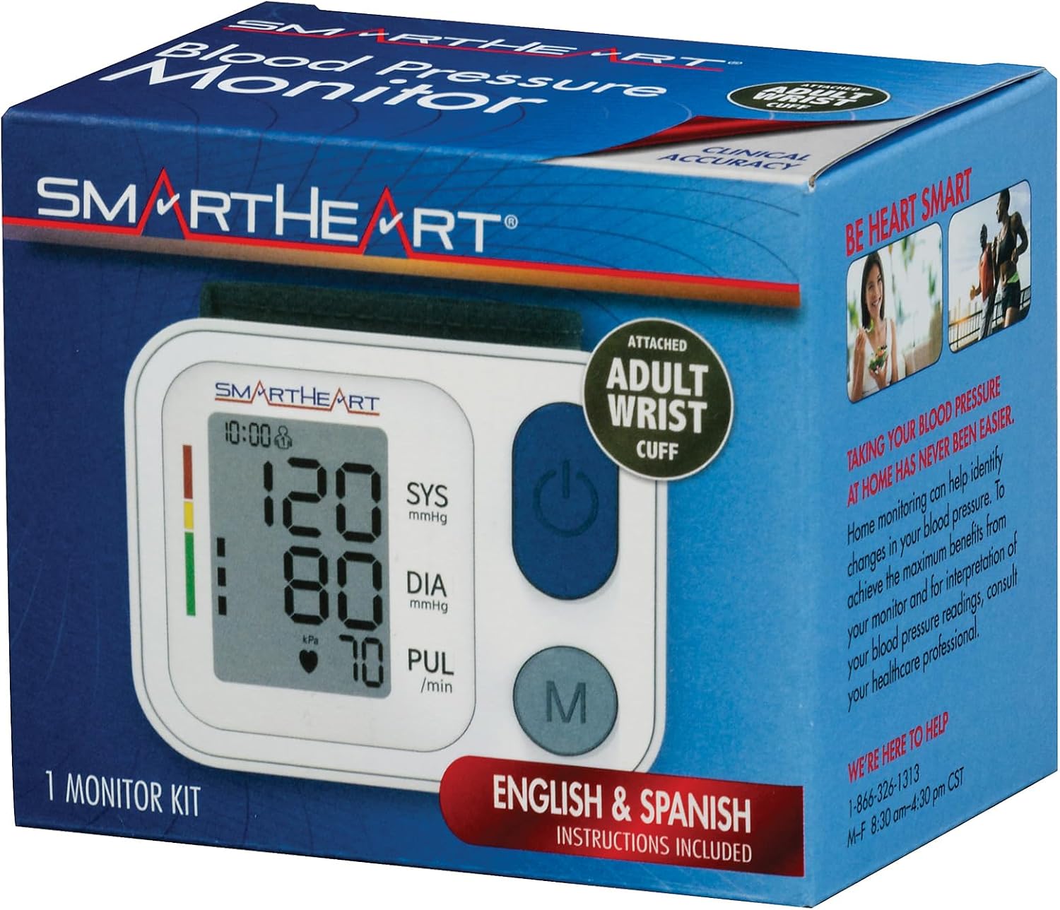 Automatic Wrist Blood Pressure Monitor, Adult
