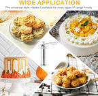 Stainless Steel Cookies Press Gun Manual Churro Maker Machine