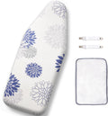 12.5"x32" Small Ironing Board Cover and Pad,Mini Iron Board Cover | 3-Layer Silicone Coated Cover with Pad,Elastic