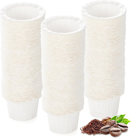 Disposable Paper Coffee Filters, Keurig K Cup Paper Filters for Keurig Single Brewer Reusable Cups, K-cup Coffee
