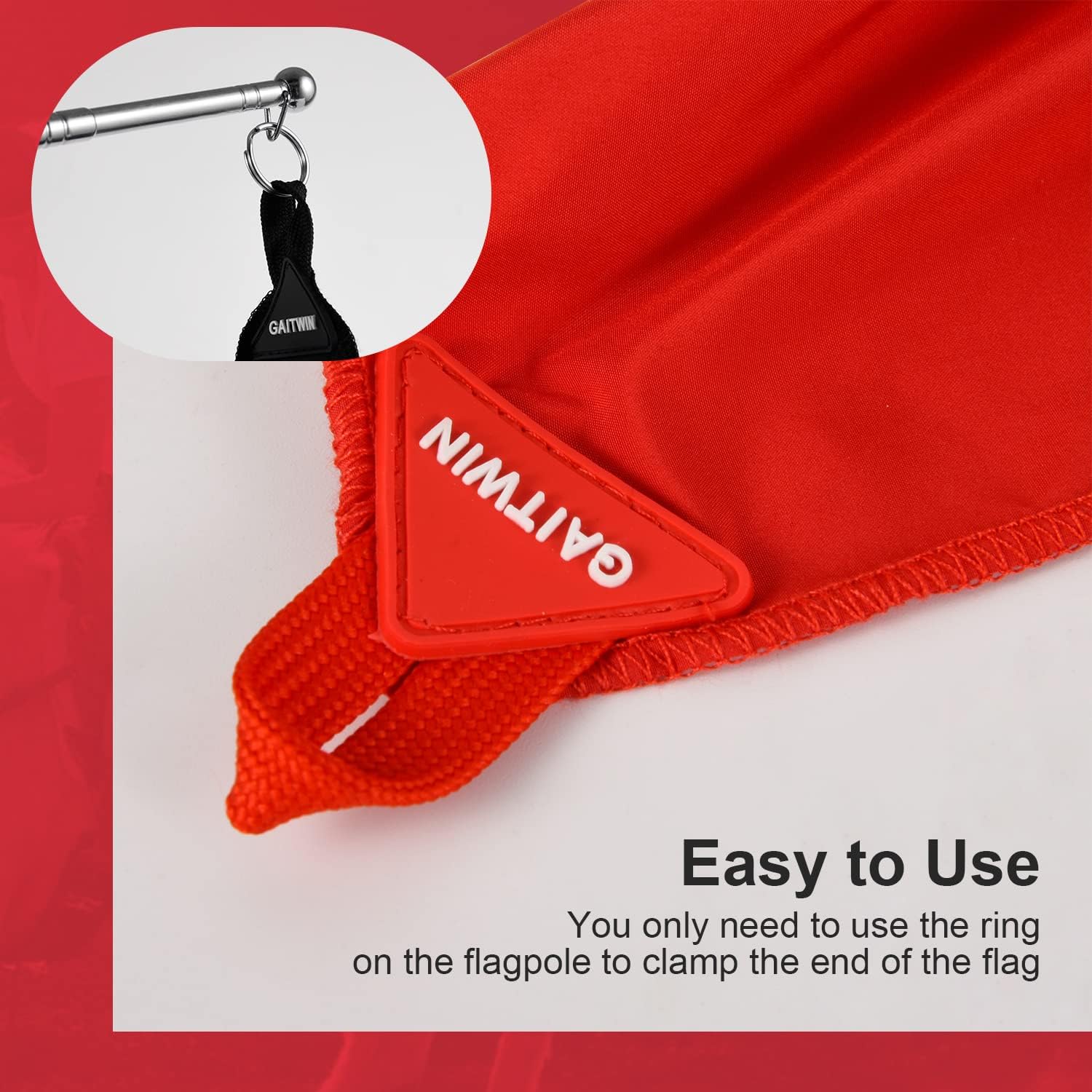 Horse Training Flag Equipment 5 Pcs with 1Pcs Telescopic Flag Pole Lunge Whip Stick for Horsemanship Supplies
