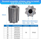 Hydraulic Hose Crimper with 8 Sets Dies