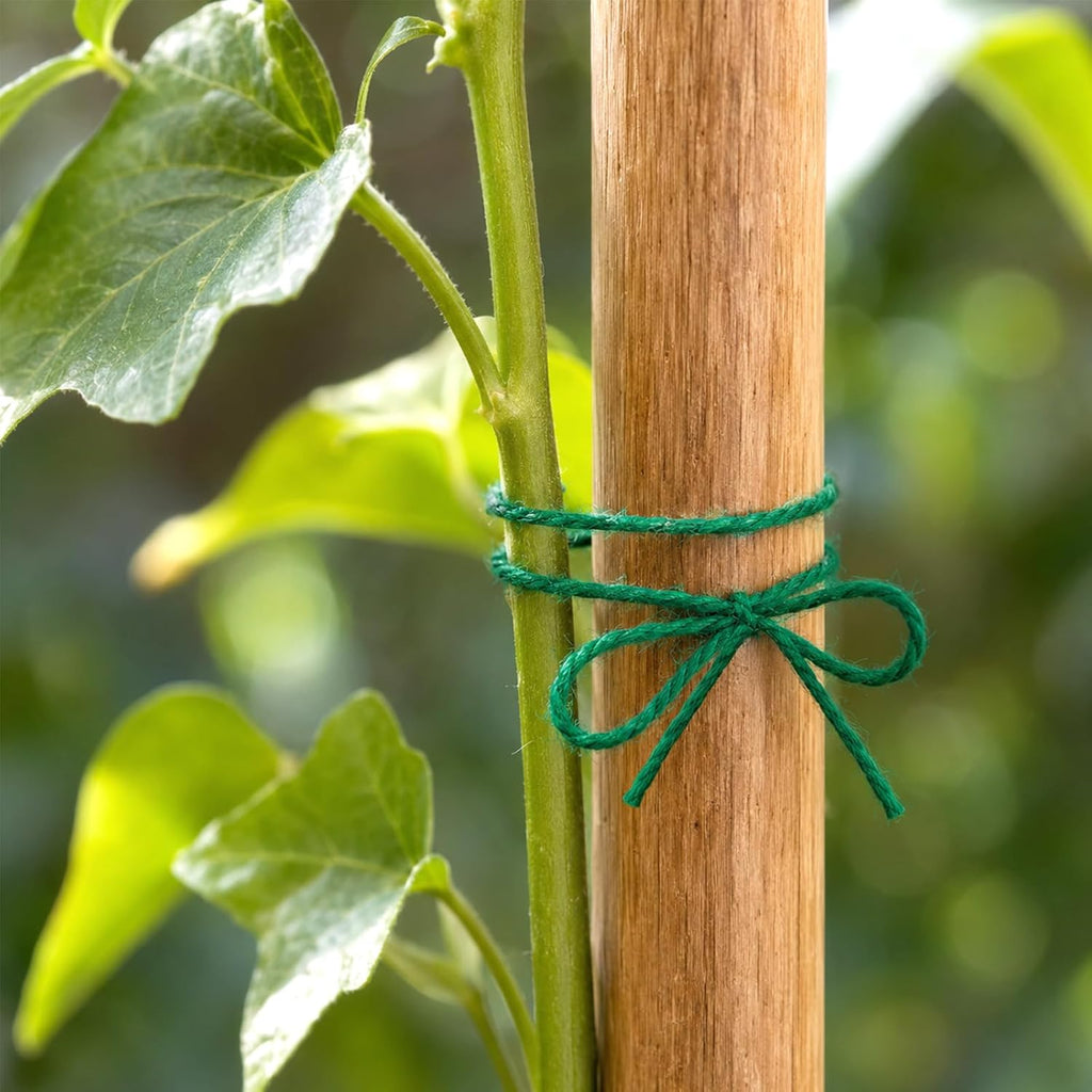 Green Jute Twine String 1312 Feet 2mm for Crafts Gift Wrapping