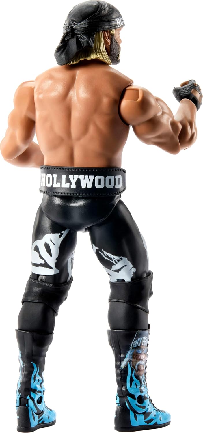 WWE “Hollywood” Hulk Hogan Action Figure, Main Event Series #165, 6-inch Collectible Superstar with 14 Articulation