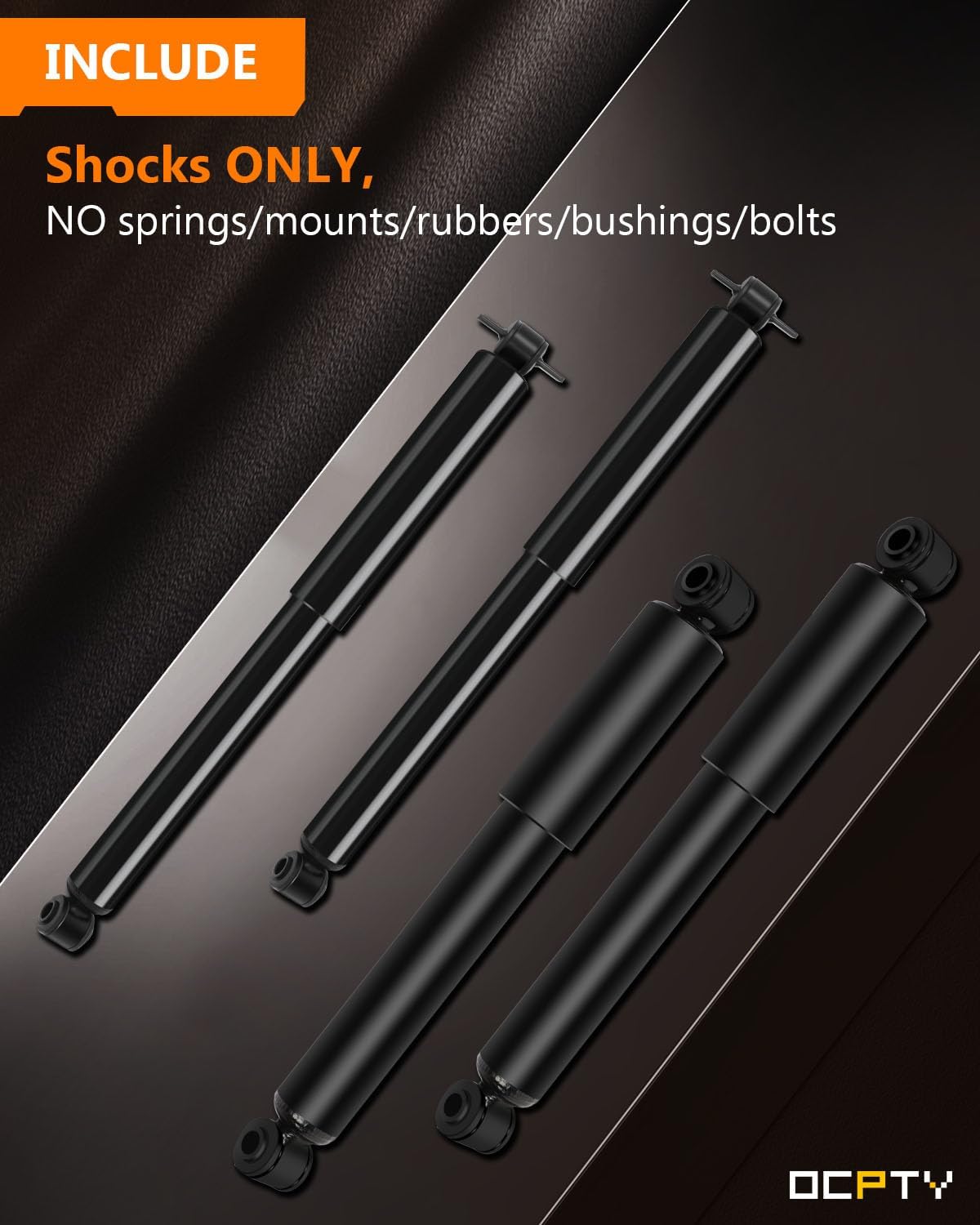 OCPTY Front Rear Shocks Struts for Chevy S10 Blazer 4WD 1983-1994 344042