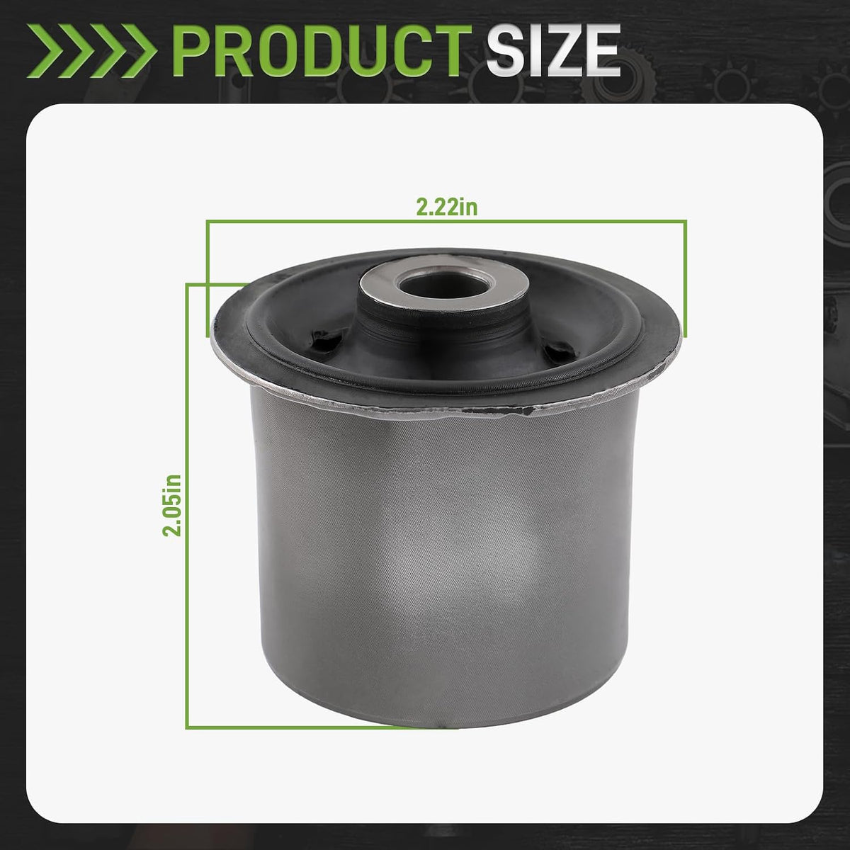 52088214 2Pcs Control Arm Bushing Suspension Front Upper Compatible with Jeep Grand Cherokee Sport Utility 1999 2000 2001 2002 2003 2004