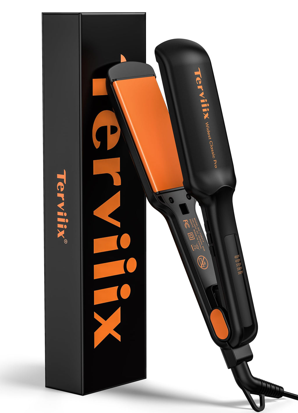 Flat Iron Hair Straightener, 2 Inch, Faster Styling