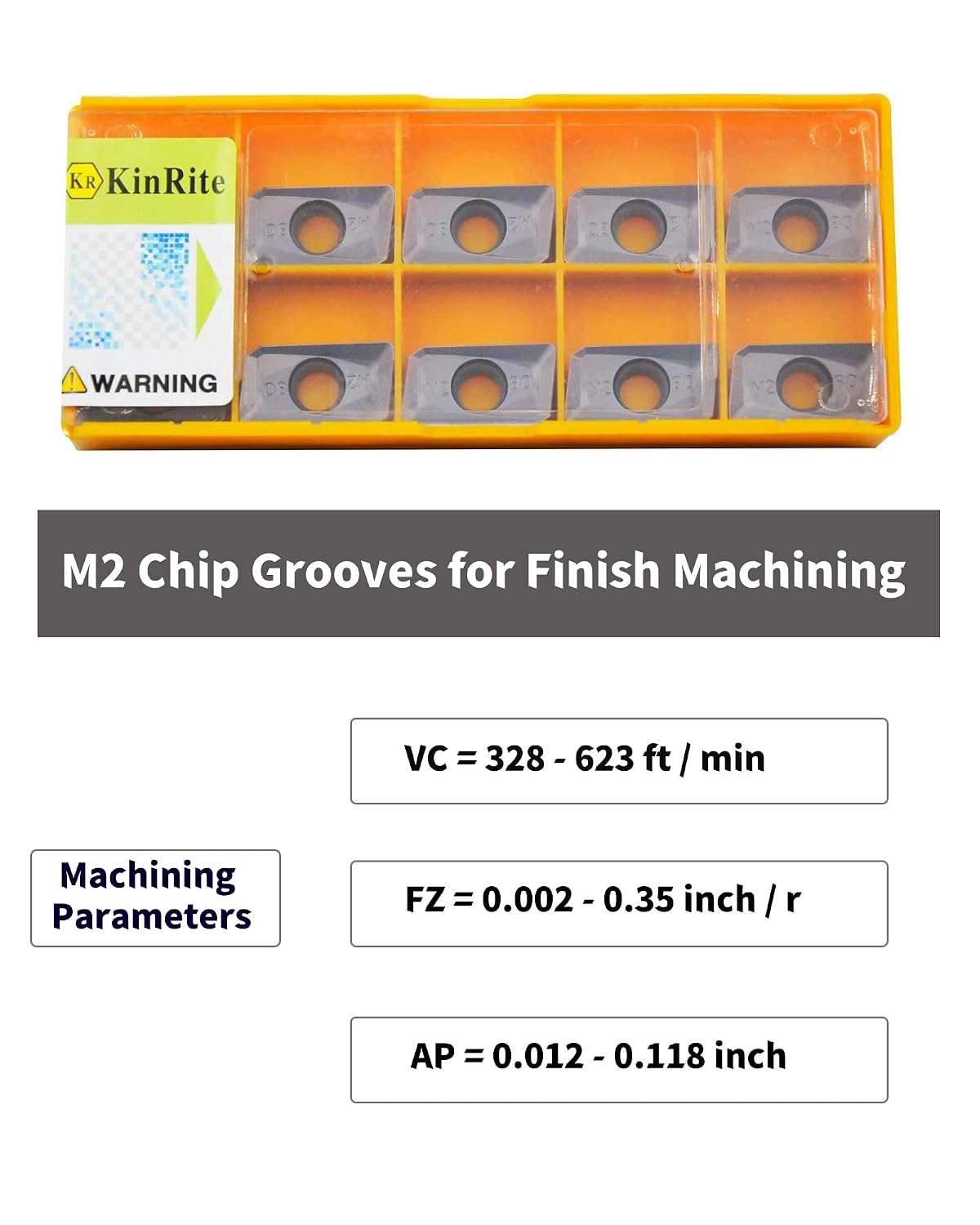 Face Milling Inserts APMT1604PDER-M2 Finish Milling for Stainless Steel