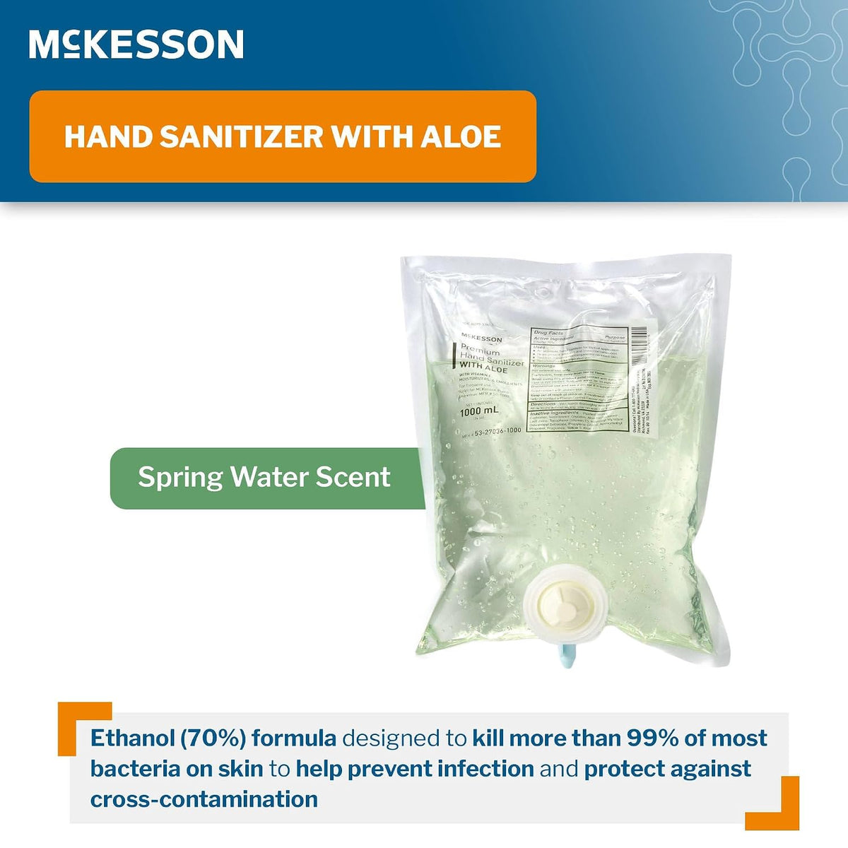 Premium Hand Sanitizer with Aloe, 34 oz, 1 ct