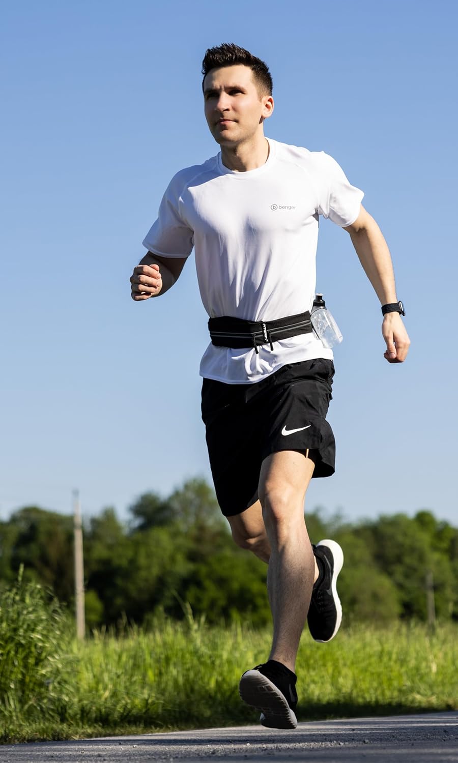 Running Belt for Men & Women - Secure Jogging Pouch for Phone, Keys & Essentials