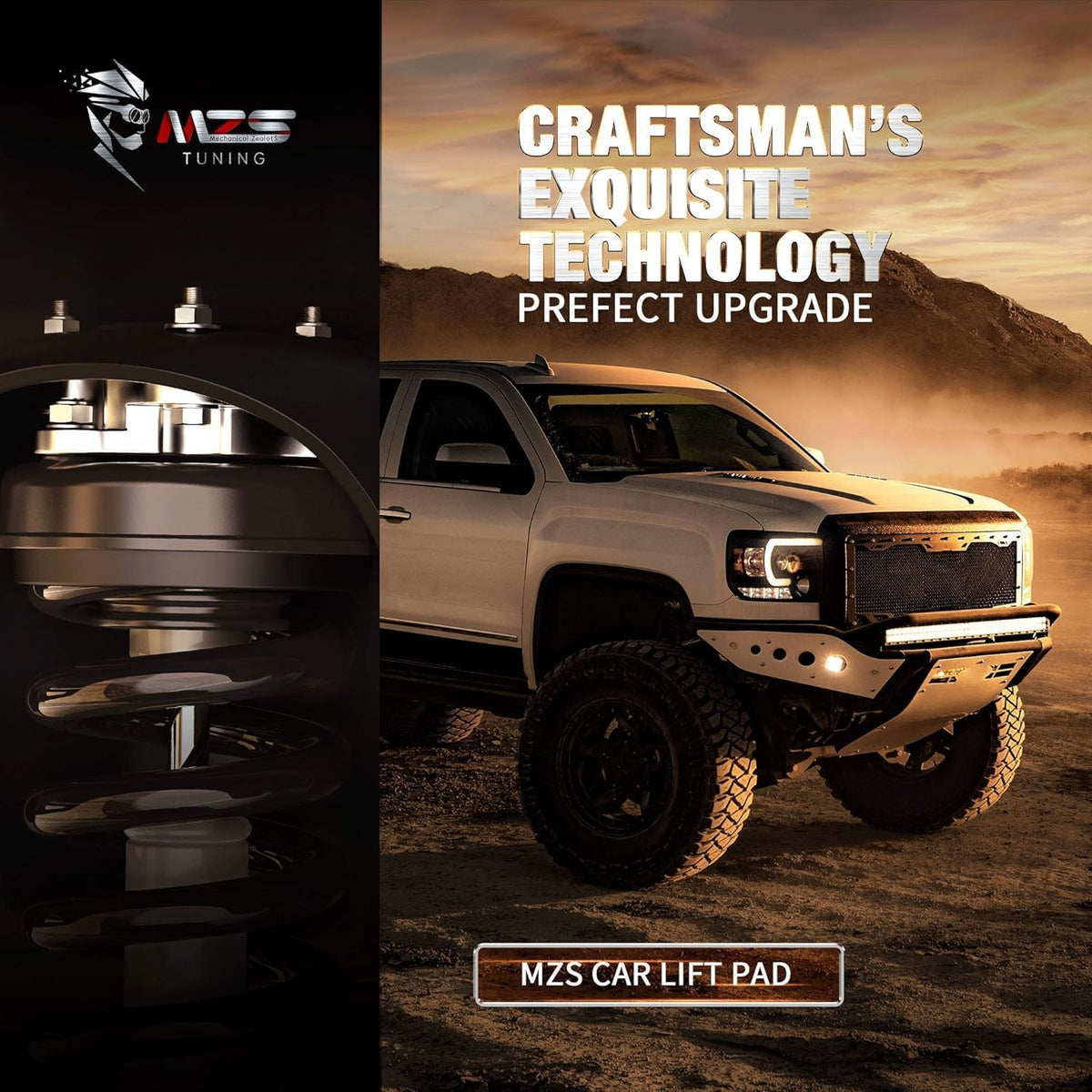 MZS 2" Front Leveling Lift Kit for Frontier Xterra Pathfinder Equator