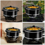 4 Pack Silicone Lid Lock Strap for Pots, Steam Retention