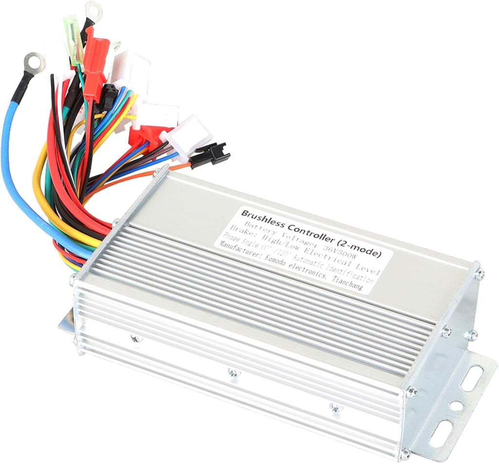 Brushless Motor Speed Controller 36V 500W Scooter Square Wave Controller DC Replacement for E-Bike Scooter Motor