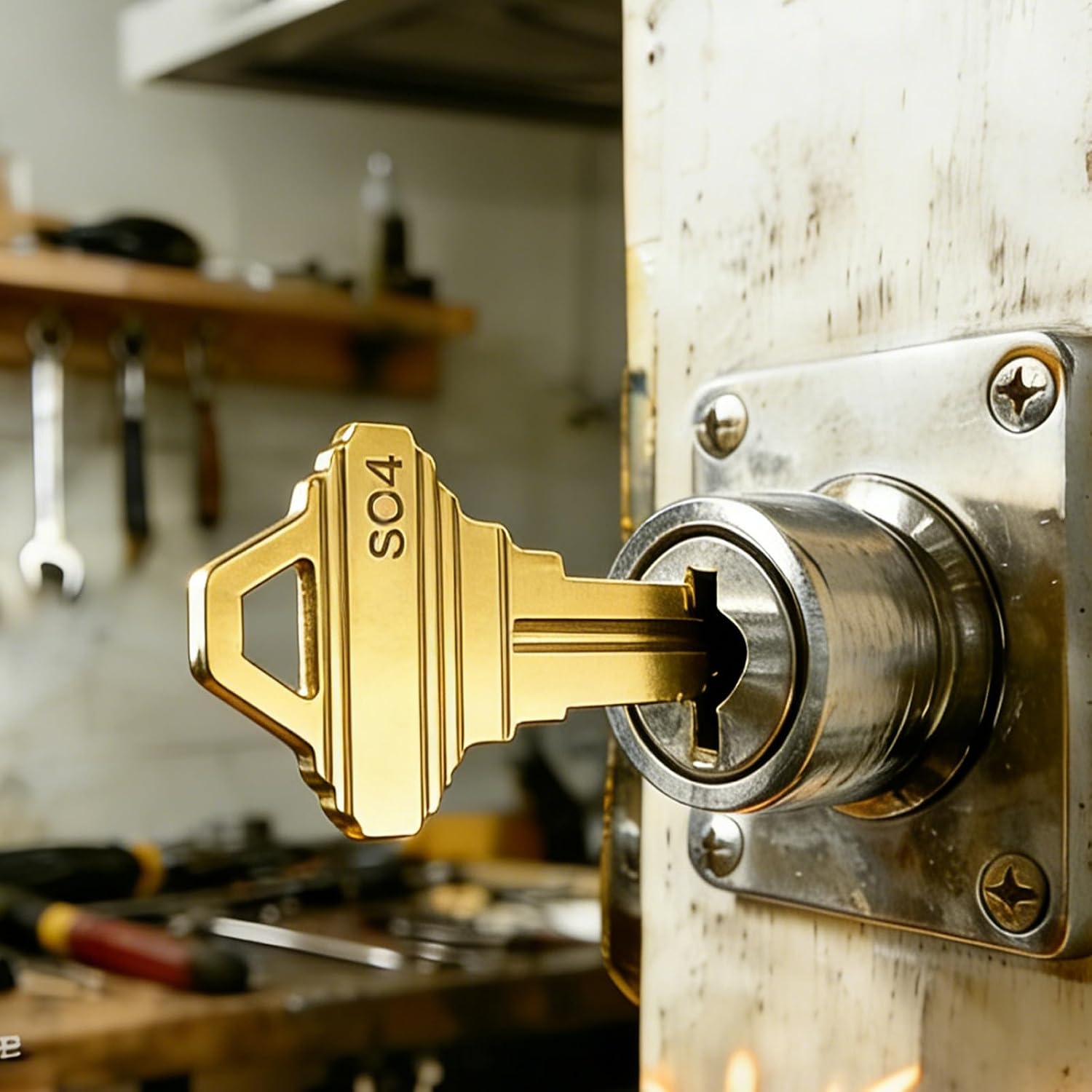 KW10 & SC4 Key Blanks in Premium Quality Brass Assortment | Uncut Copper Key Blanks for Home and Professional Use