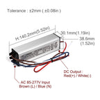 LED Driver 1500mA Constant Current 18-39V IP67 Waterproof Aluminium