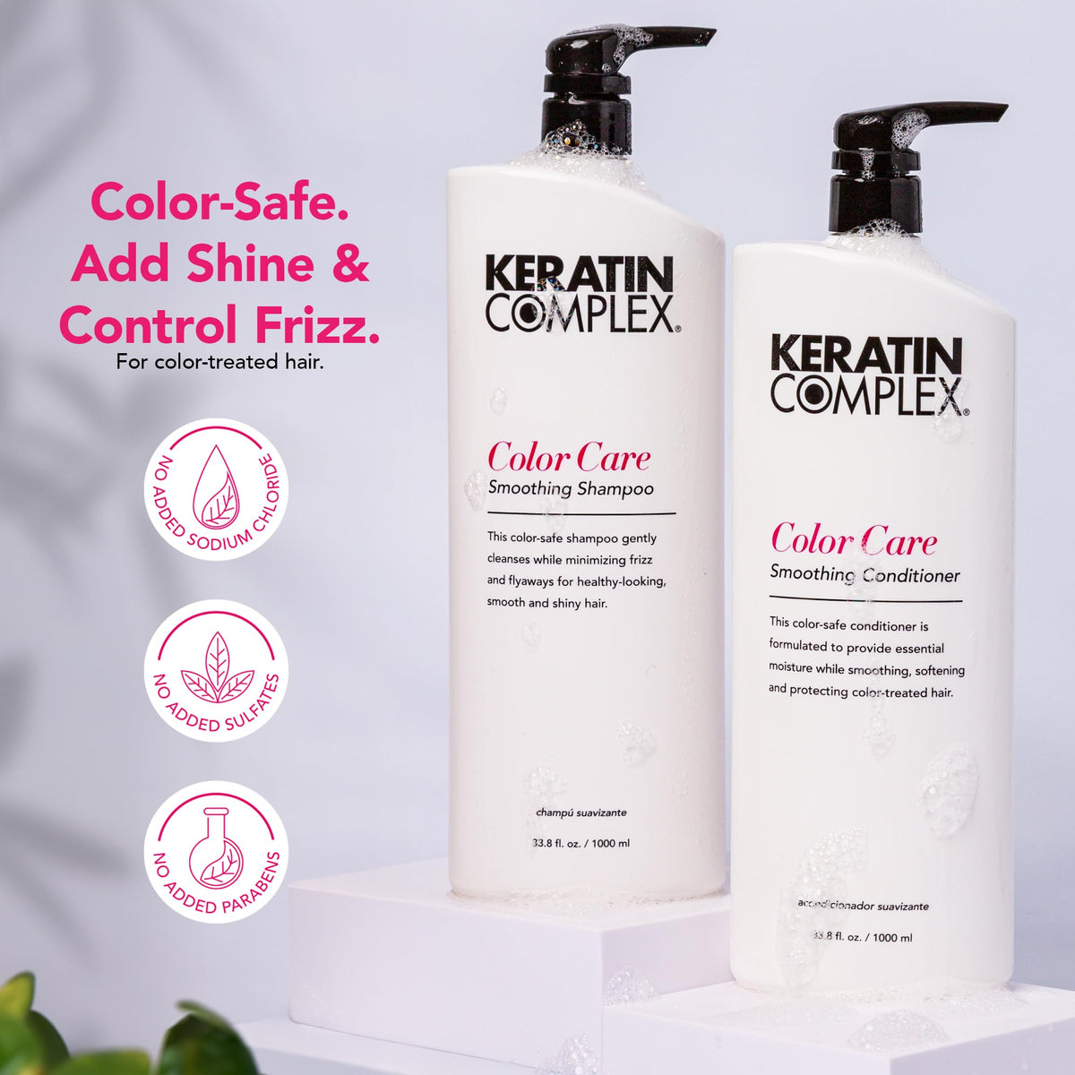 Color Care Smoothing Shampoo & Conditioner Duo - 33.8 fl oz Each