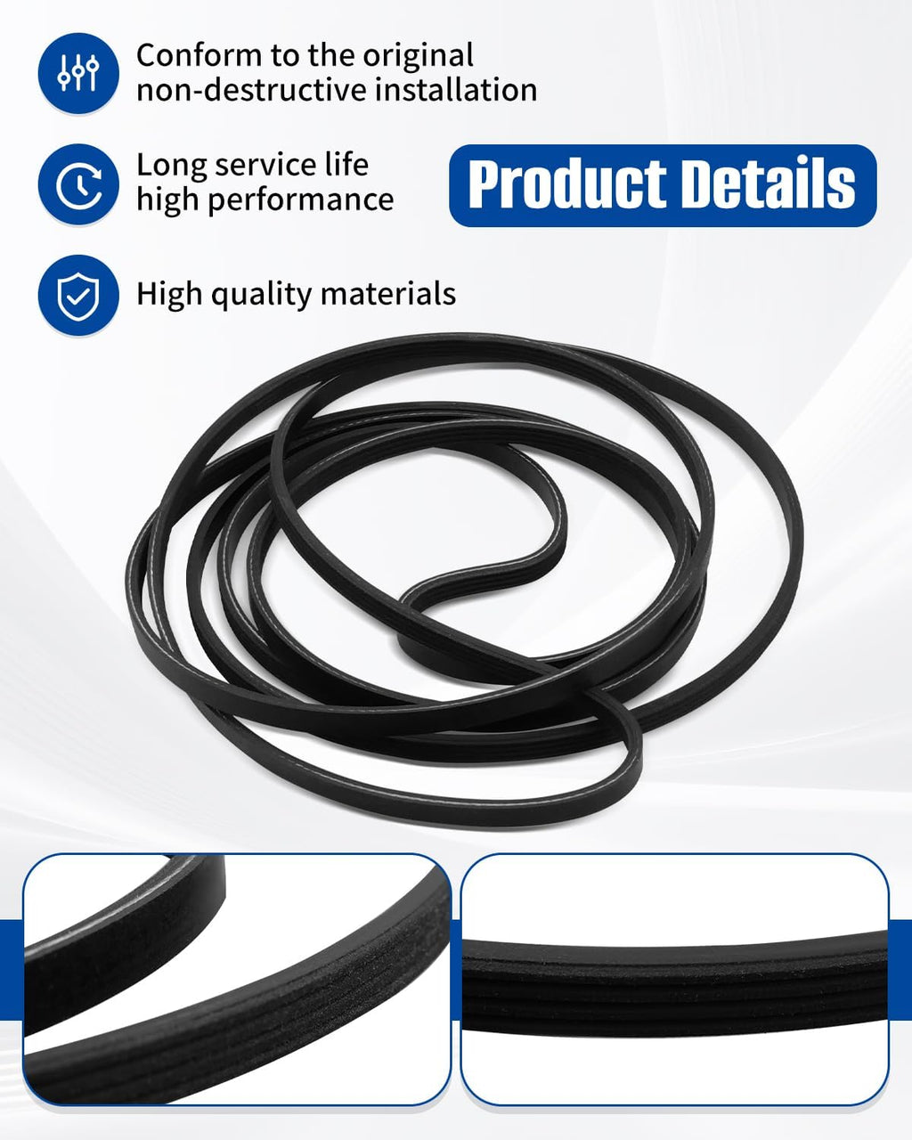 Dryer Belt Replace Fit for GE GTD72EBSN0WS GTD18ESSJ1WW GTDP300GM1WS