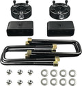 3" Front and 2" Rear Leveling Lift Kits for 2005-2022 Nissan Frontier 2WD/4WD - Includes Lift Blocks Kit and Extended Square U-Bolts for 2005-2022 Nissan Frontier 2WD/4WD