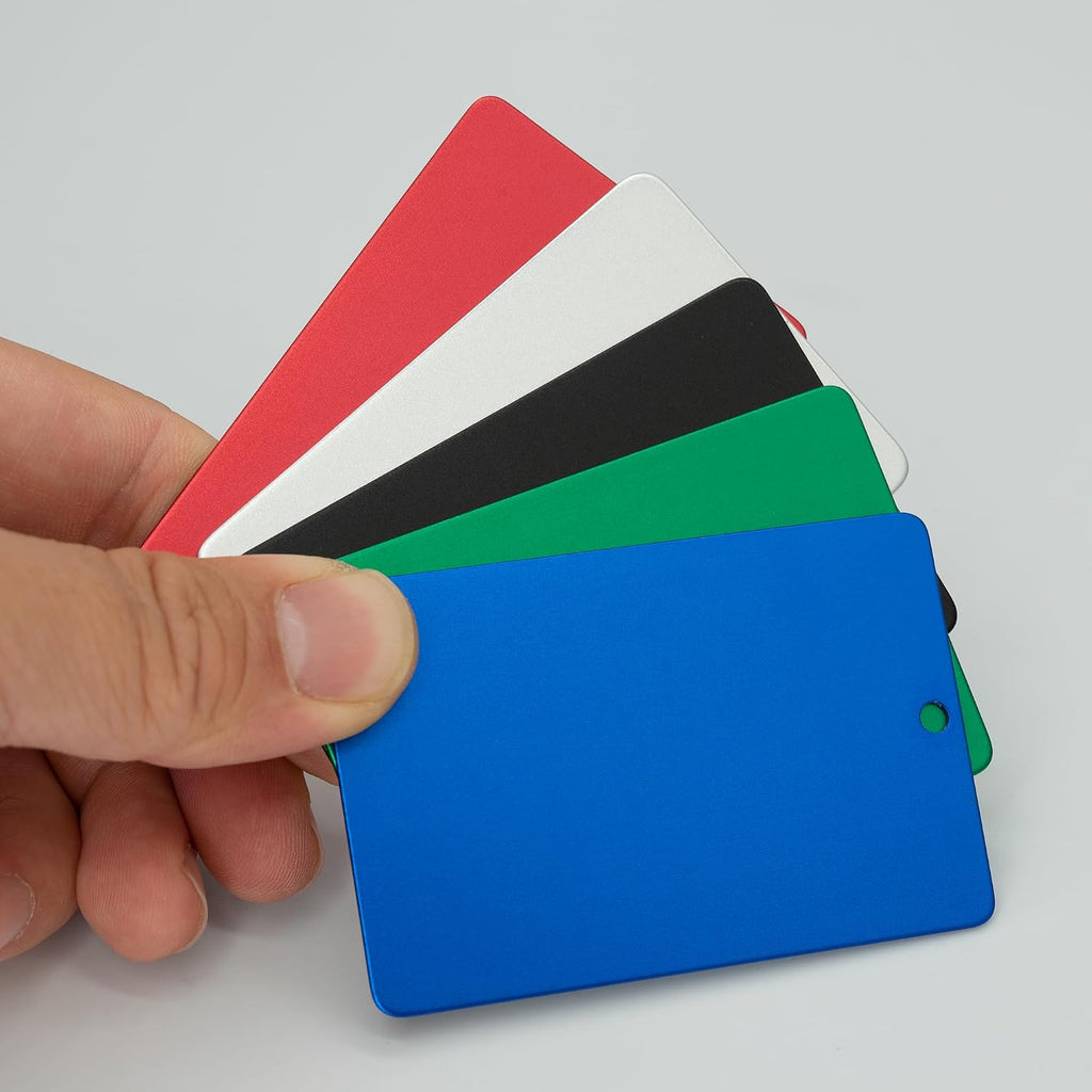 Anodized Aluminum Engraving Blanks 2x3 Inch 25 Pack (Black)