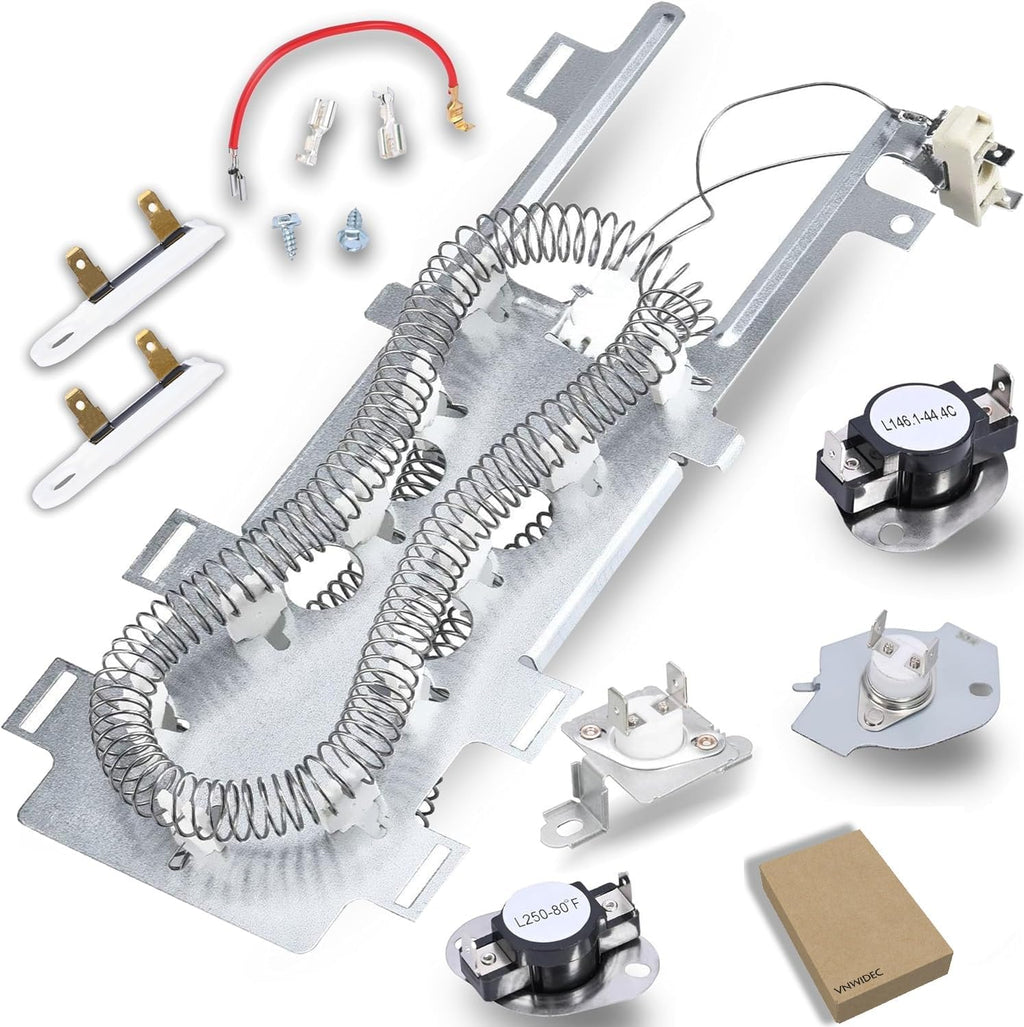Dryer Heating Element Kit for Whirlpool WED9600SU0 WED9750WL1 WED7400XW0
