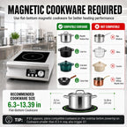 Commercial Induction Cooktop 3500W 220V, Countertop Burner