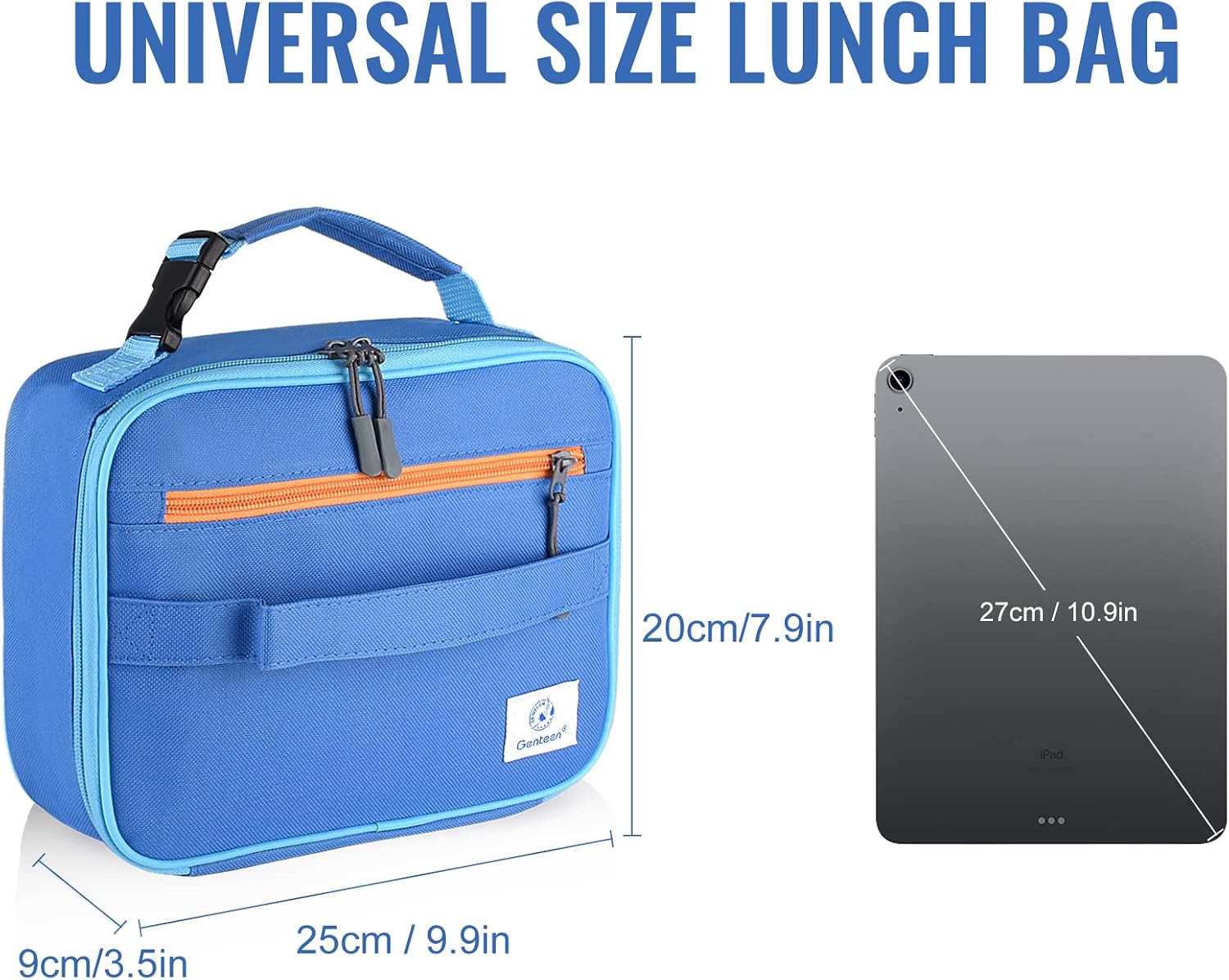 Kids Insulated Lunch Box for Boys Girls,2 Packs,Back to School | Thermal Meal Tote Kit,Soft Reusable Lunch