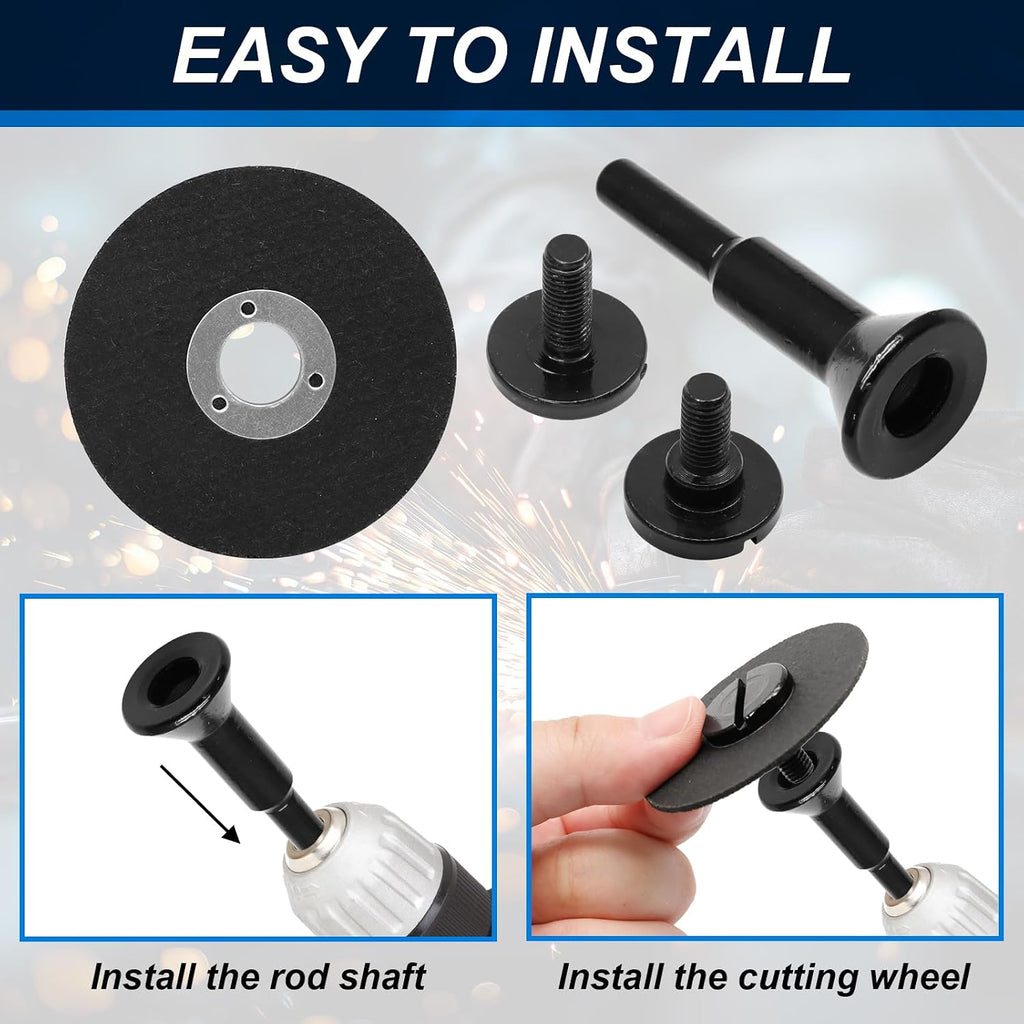 5Pcs Die Grinder Cut Off Wheel with Mounting Mandrel