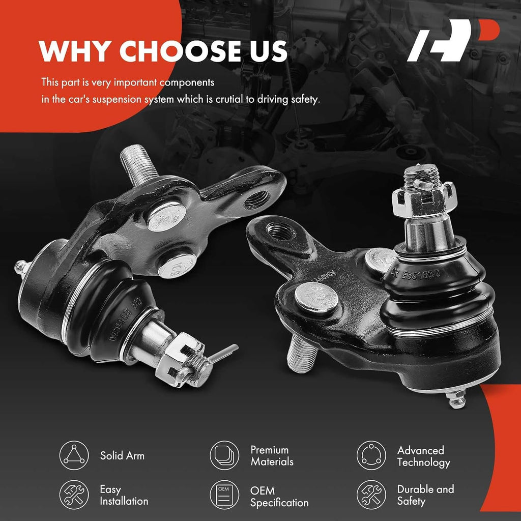 A-Premium 2-Pack Front Lower Ball Joint, Compatible with Toyota, Lexus