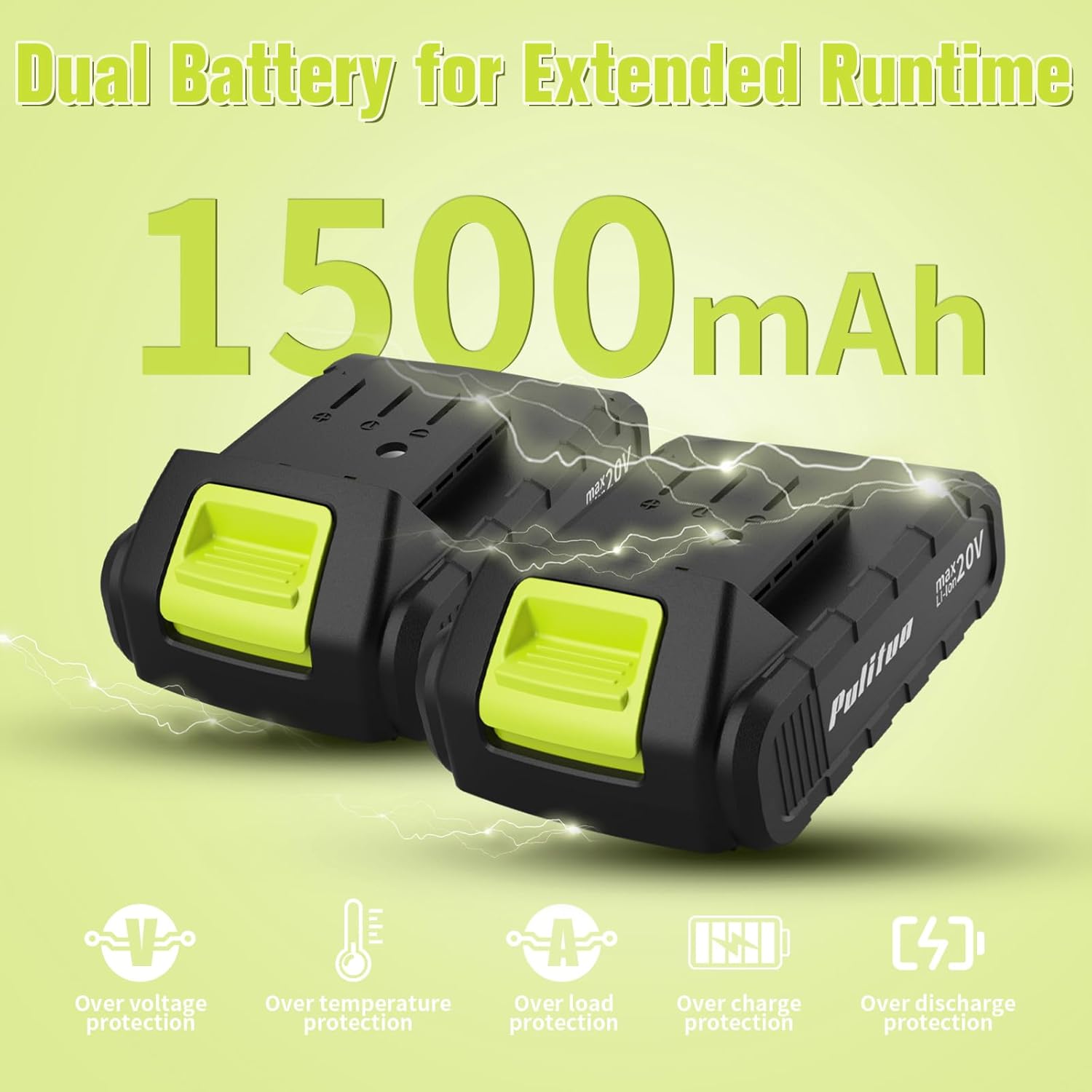 'S 20V Cordless Drill/Driver, Electric Screwdriver - 2 Batteries, 30Nm, 21+1 Torque, 2 Speed, Keyless 3/8" Chase