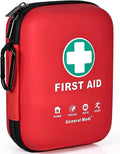 First Aid Kit - 170 Pieces Hard Case and Lightweight - Great for Travel, Home, Office, Vehicle, Camping, Workplace &