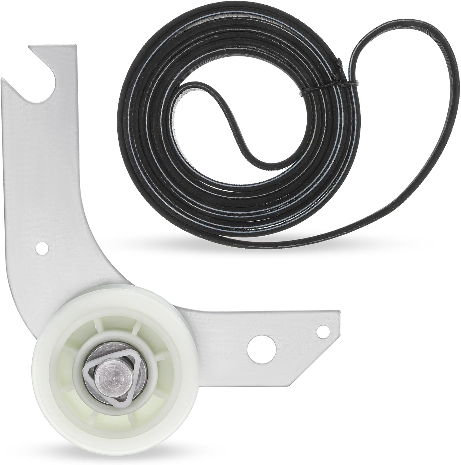 [NEW] BlueStars 134793511 Dryer Idler Pulley & 137315300 Dryer Drive Belt | Compatible with Frigidaire Electrolux