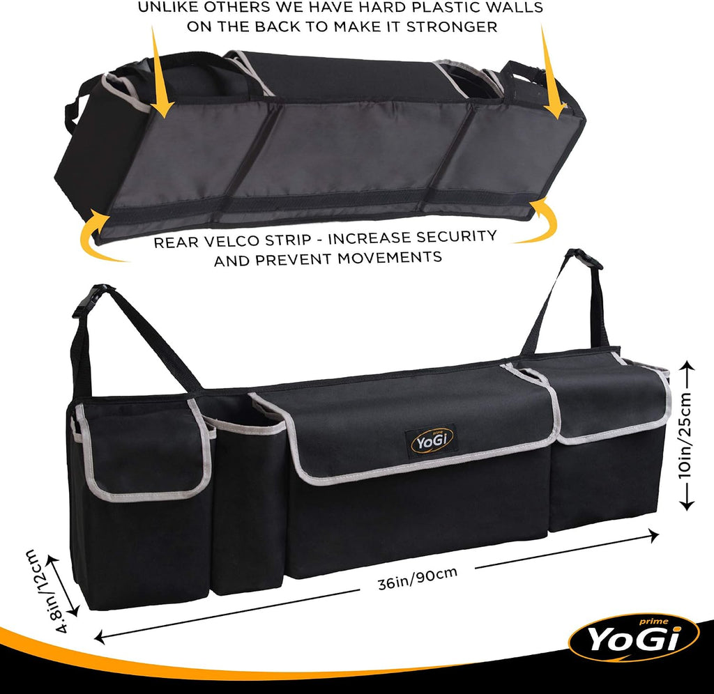 Trunk Organizer for Suv | Hanging Trunk Organizer, Cars Trunk Organizers | Waterproof, 4 Pocket Backseat Storage