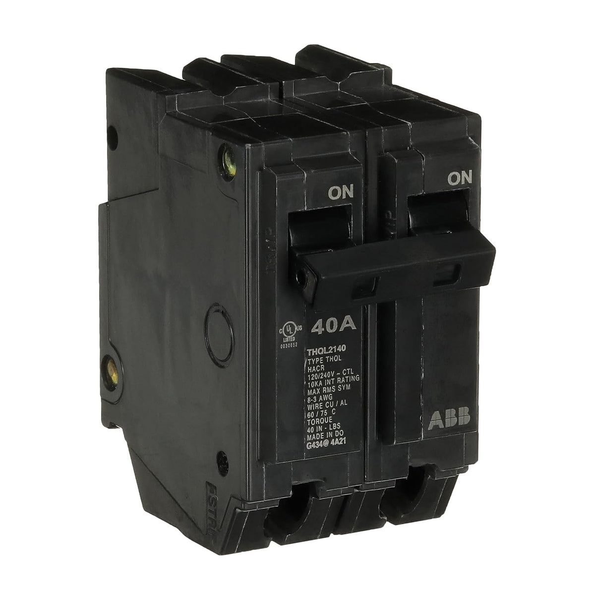 ABB Q-Line THQL2140 • Circuit Breaker • 40 Amp Double Pole