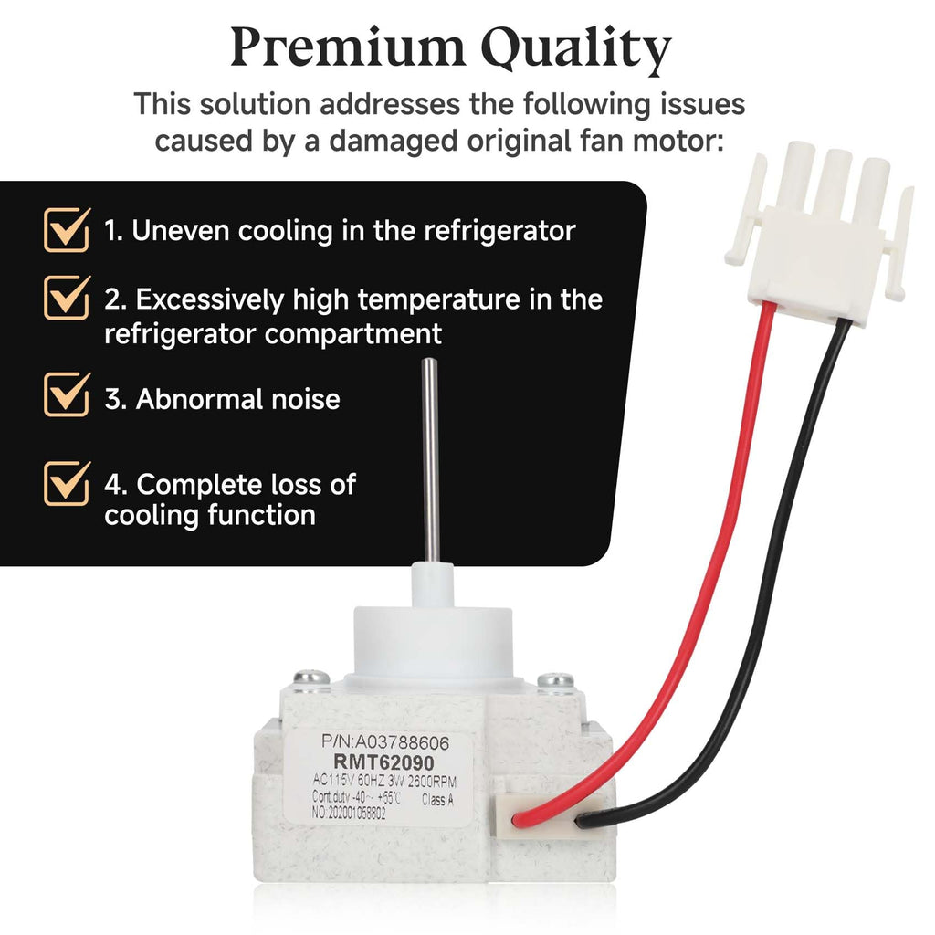 242077705, 242077702, FDQC18EL4F Evaporator Fan Motor