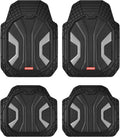 Car Mats Full Set, All Weather Car Floor Mats for Cars, Waterproof Automotive Floor Mats with Anti-Slip Backing