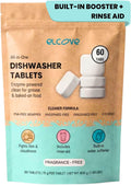 All-in-One Dishwasher Detergent Tablets, Free & Clear Dish Pods, 60 tabs