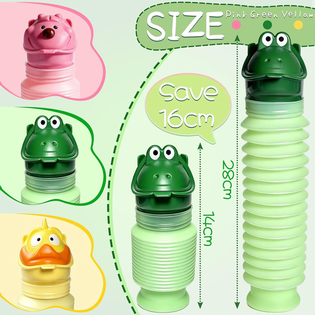 Scalable Emergency Urinal, 600ml Portable Toilet for Car, Portable Mini Outdoor Camping Travel Shrinkable Personal