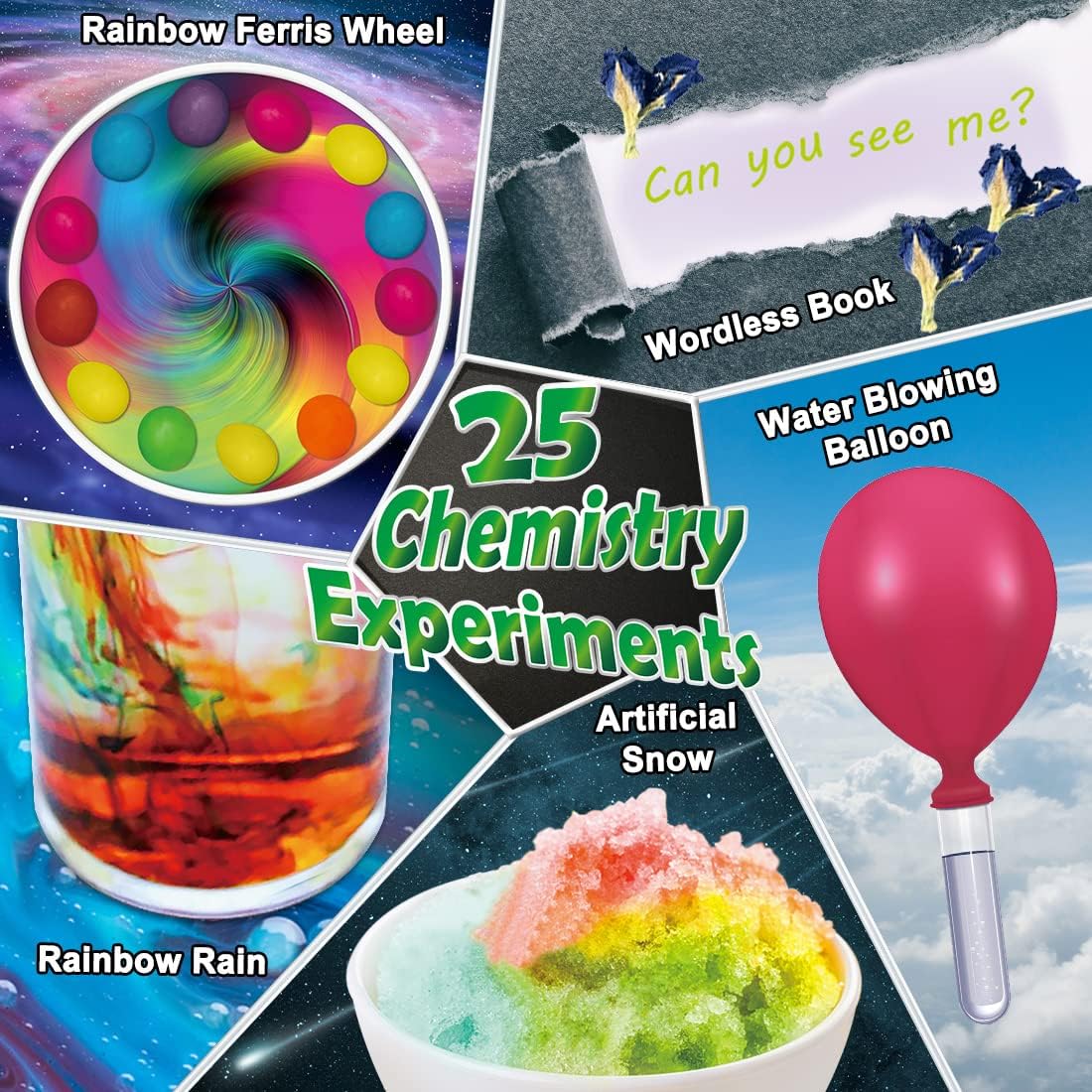 70 Lab Experiments Science Kits for Kids Educational Scientific Toys Birthday Gifts Idea for Girls Boys, Chemistry