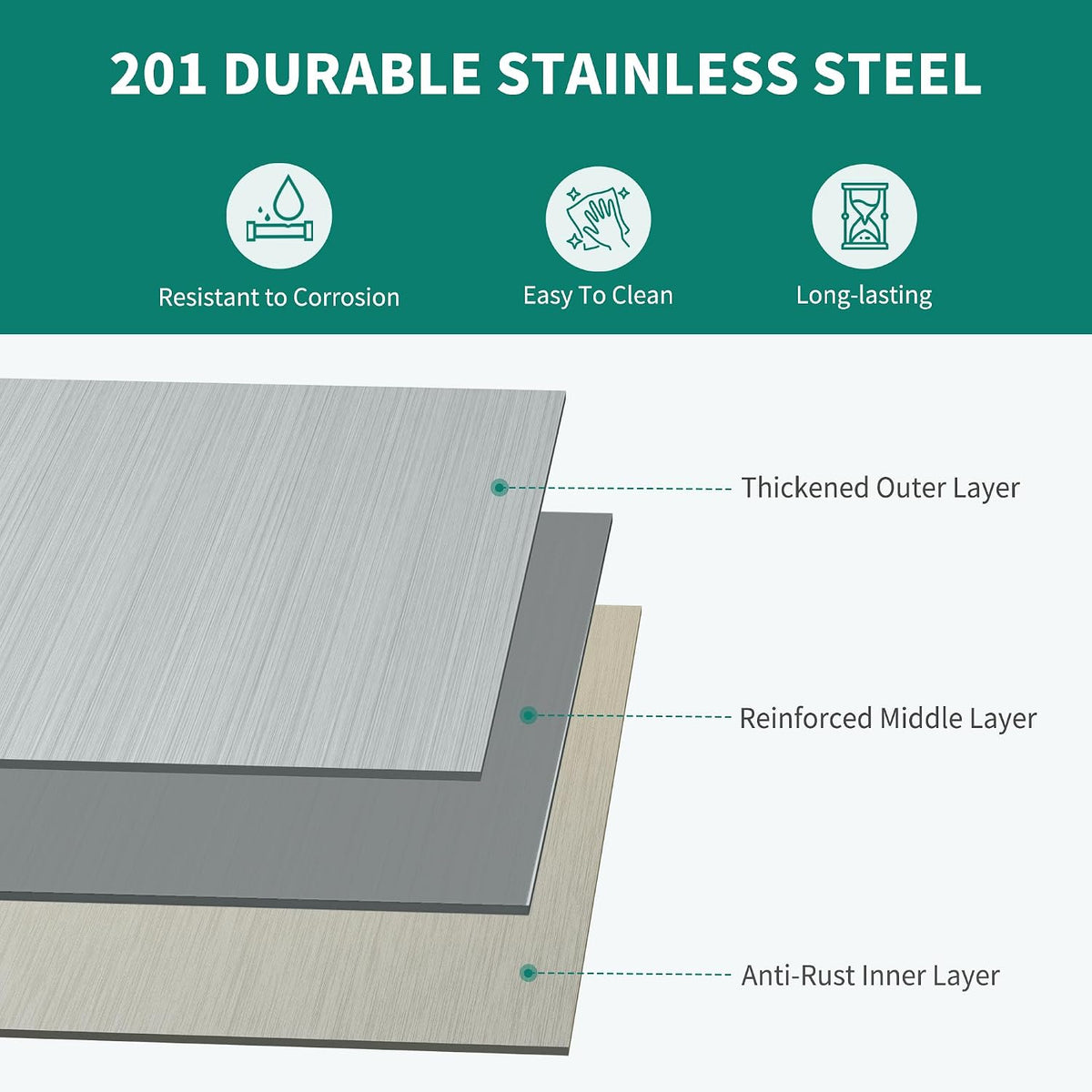 48" X 24" Stainless Steel Table with 48" X 12" Overshelves